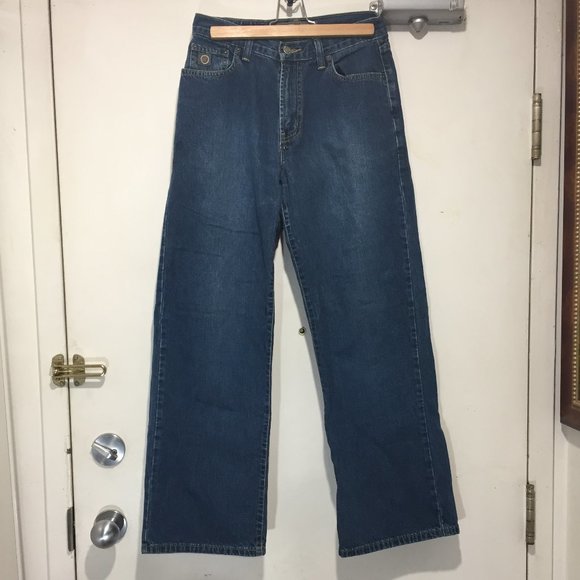 VINTAGE ROOTS WIDE LEG JEANS SIZE 30/30 - Picture 2 of 8